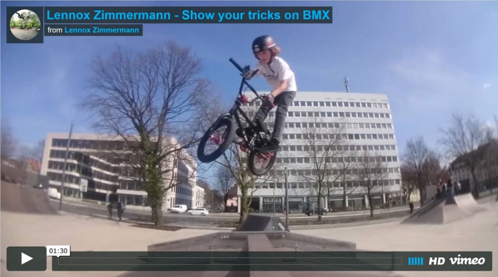 FATBMX KIDS: Lennox Zimmermann - Show your tricks on BMX