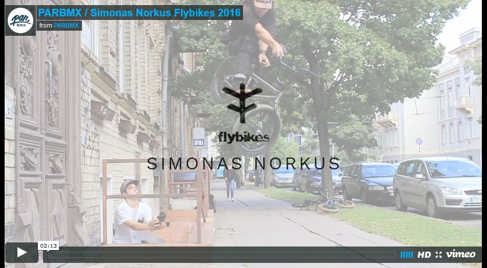 PARBMX / Simonas Norkus Flybikes 2016  from PARBMX