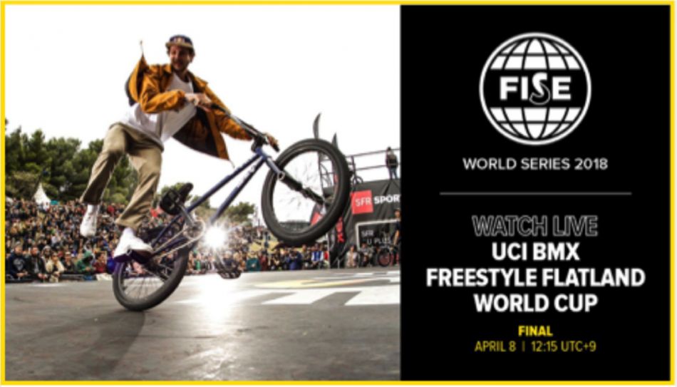 Live feed: UCI BMX Freestyle Flatland Pro Final HIROSHIMA, Japan.