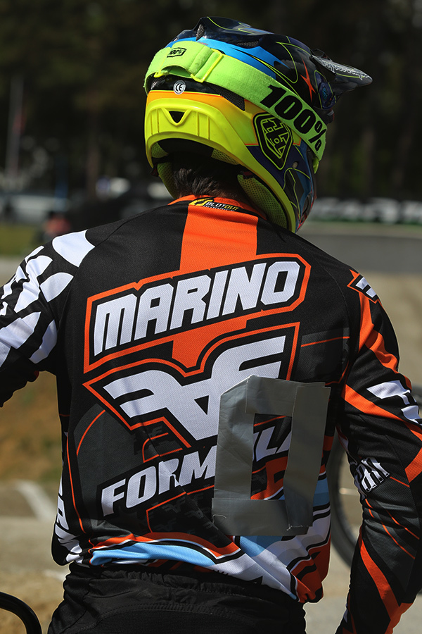 Ramiro Marino had a crash on the first straight in SDE to DNF in the final. Pic by BdJ