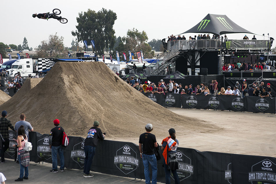kyle baldock toyota triple challenge anaheim 2018 fudger 360 flip