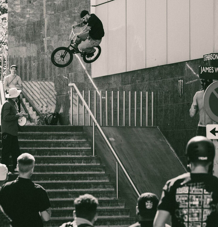 Cash Up BMX Street Jam in Amsterdam: 1 June 2024.