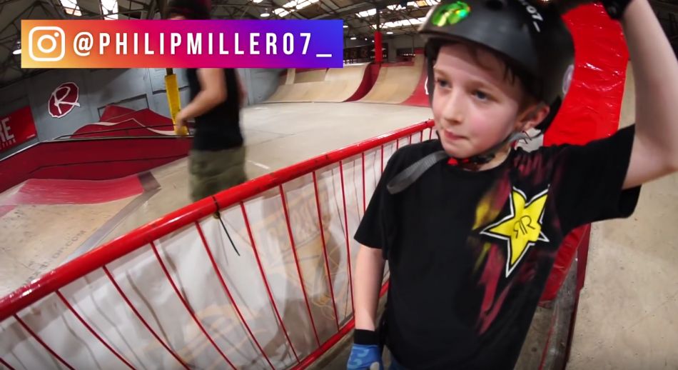 FATBMX KIDS: 10 YEAR OLD BMX PRO LEARNS NEW TRICK! by Rampworx