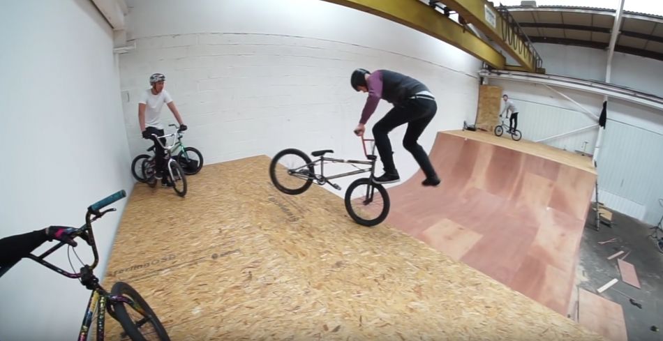 RIDING BMX ON MY RAMP! by Harry Main