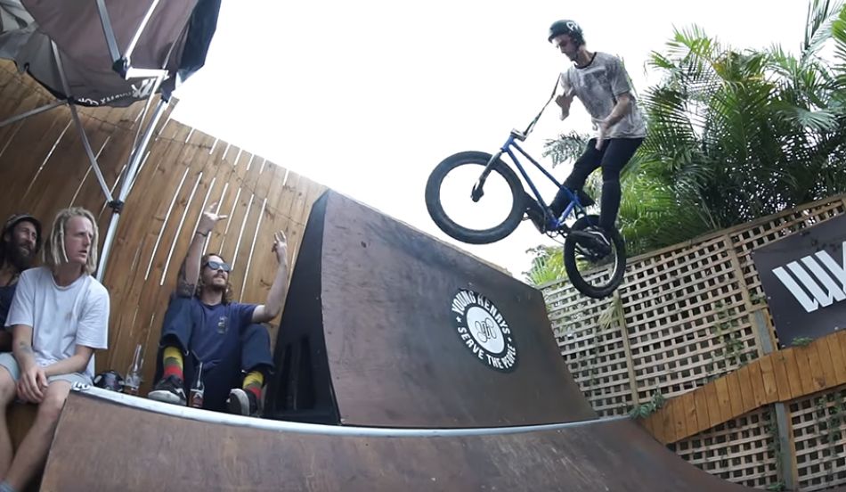 LUXBMX game of bike, hosted by Boyd Hilder Alex vs Lachlan vs Sean
