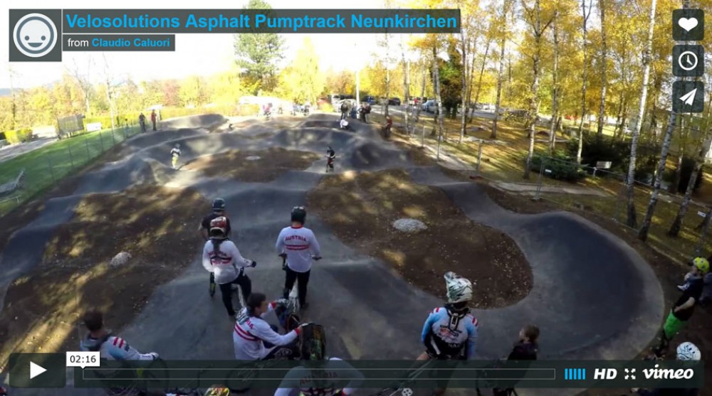 Velosolutions Asphalt Pumptrack Neunkirchen from Claudio Caluori