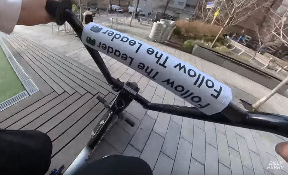 Riding BMX At A NYC Rideout by Billy Perry