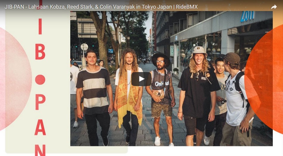 JIB-PAN - Lahsaan Kobza, Reed Stark, &amp; Colin Varanyak in Tokyo Japan | RideBMX