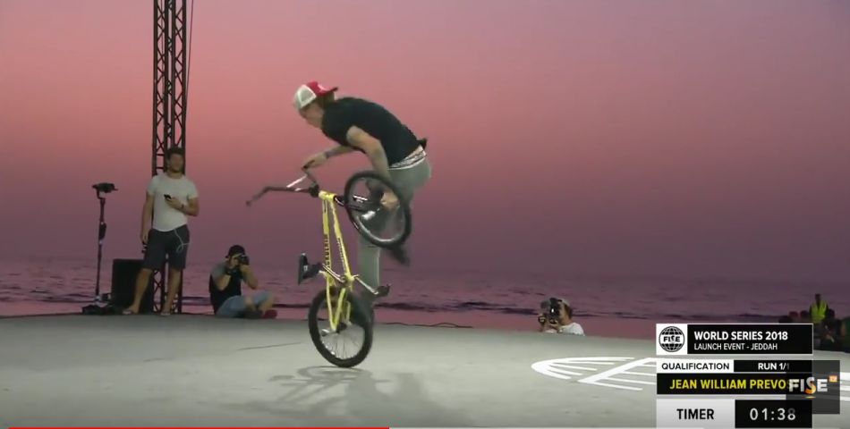 Jean William Prevost | 1st BMX Flatland Qualifier - FISE Jeddah 2018 by FISE