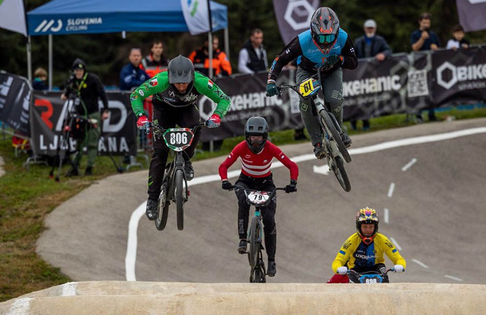 BMX Race Ljubljana - THE BEST PRO LINE SECTION IN THE BMX ALPE-ADRIA SERIES