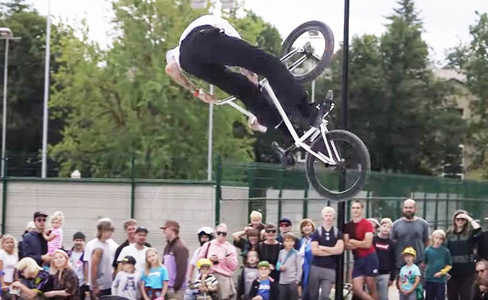 BMX BEST TRICK at NEW TARTU SKATEPARK