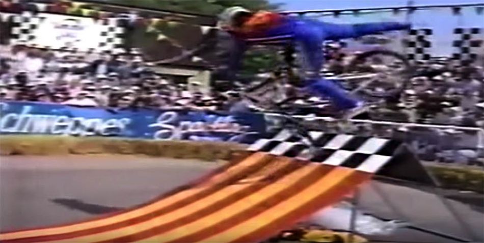 BMX On TV | The Ruffell Hop Drop | World First | 1985