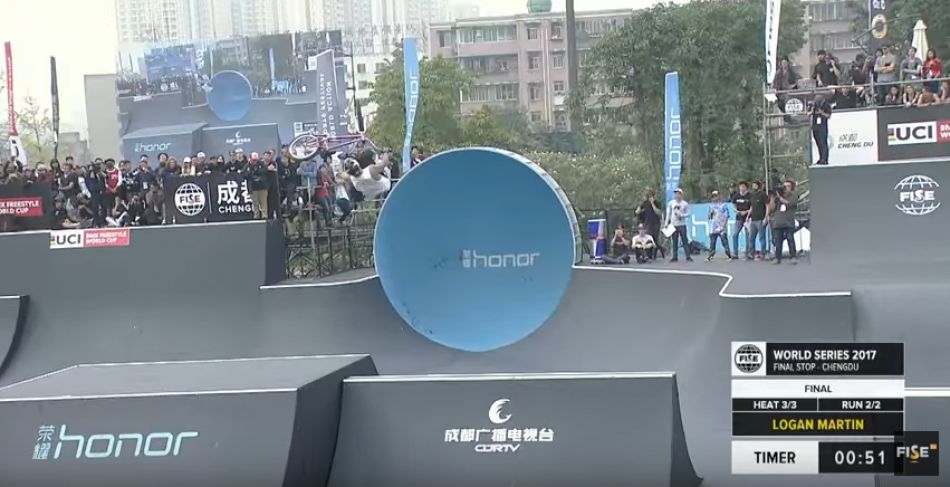 Logan Martin: 2nd Final UCI BMX Freestyle Park World Cup - FISE World Series Chengdu