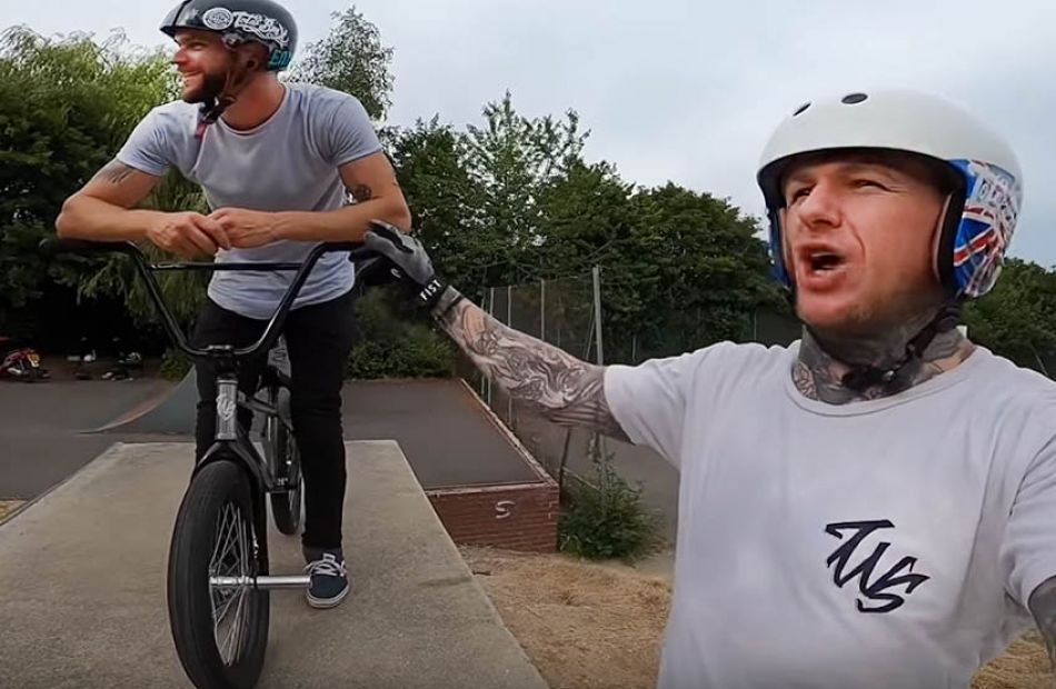 Crazy bmx session/lesson by The Webbie Show