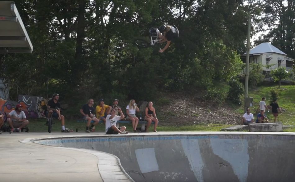 Alex Hiam, Josh Dove, Wilton Hedley &amp; Jason Watts BMX in Nimbin by LUXBMX