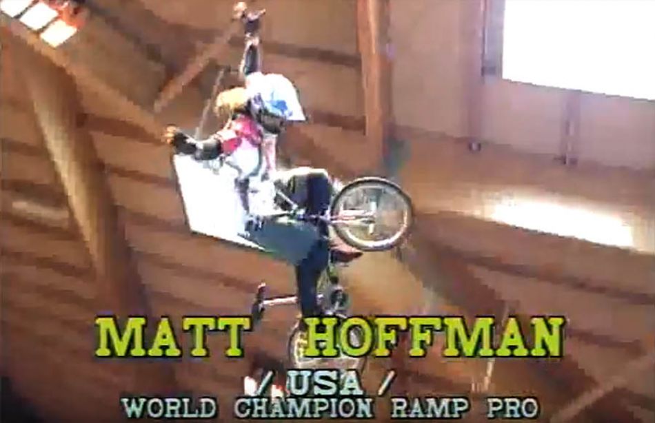 Matt Hoffman-bmx world champion ramp pro 1993 by Tone Stojko