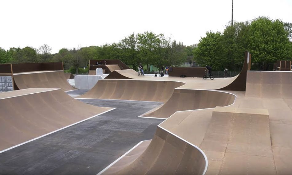 First BMX session at Megabikepark in Darmstadt | freedombmx