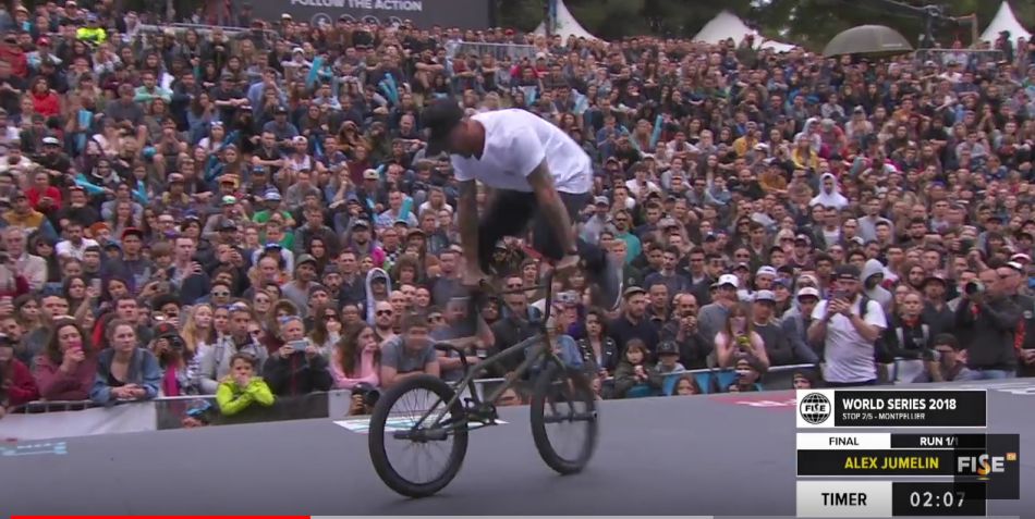 Alex Jumelin | 2nd Final UCI BMX Freestyle Flatland World Cup - FISE World series Montpellier 2018