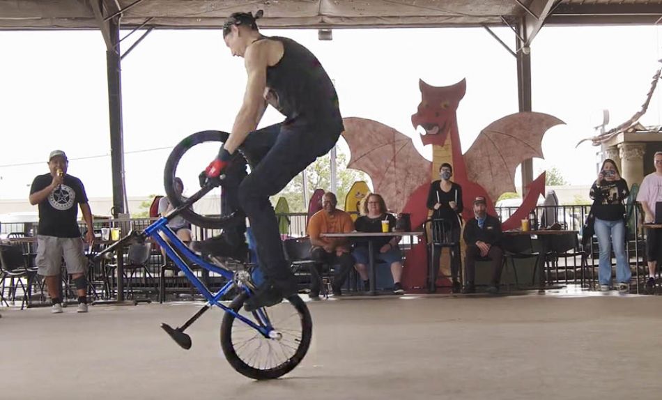 Matt Wilhelm Pro BMX Flatland at Texas Flatland Roundup XI by Jim McKay