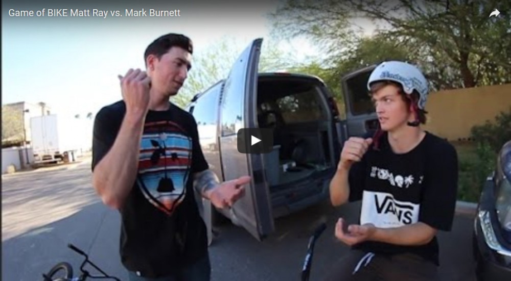 Game of BIKE Matt Ray vs. Mark Burnett by Bobby Kanode