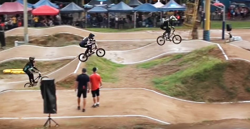 BMX RACING IN THE POURING RAIN by Connor Fields