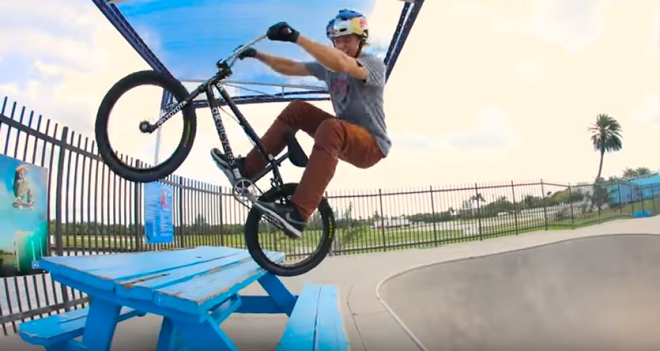 Riding the Black Pearl on a BMX. By Red Bull