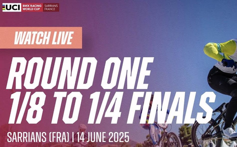 LIVE - Round One: 1/8 to 1/4 Finals | 2025 UCI BMX Racing World Cup