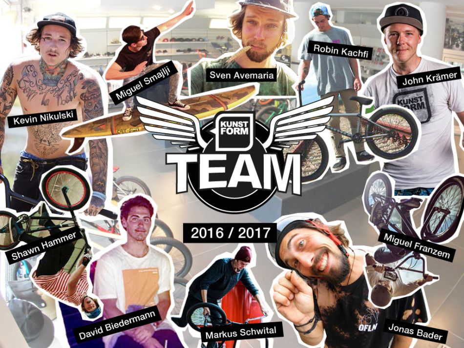 BMX Roadtrip 2017 - Miguel Smajlji, Felix Prangenberg, Robin Kachfi &amp; Tim Korbmacher kunstform BMX Shop &amp; Mailorder