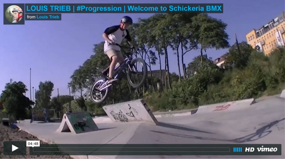 FATBMX KIDS: LOUIS TRIEB (13) “Progression | Welcome to Schickeria BMX” | 2016