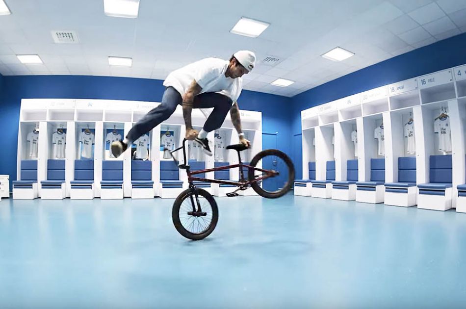 BMX riding inside the Orange Velodrome! by Matthias Dandois