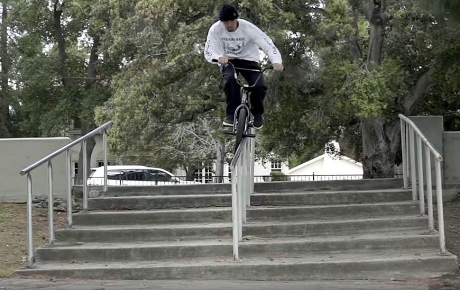 TEN GRINDS ON ETHAN CORRIERE&#039;S SLEEPER PEGS by Our BMX