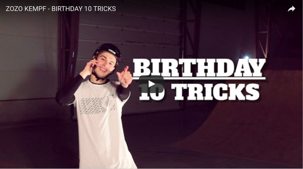 ZOZO KEMPF - BIRTHDAY 10 TRICKS