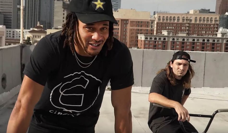 SKYSCRAPER GAME OF BIKE - CHAD KERLEY VS DAN KRUK - BMX