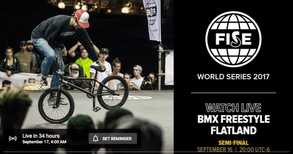 FISE EDMONTON 2017: BMX Freestyle Flat Pro Semi Final