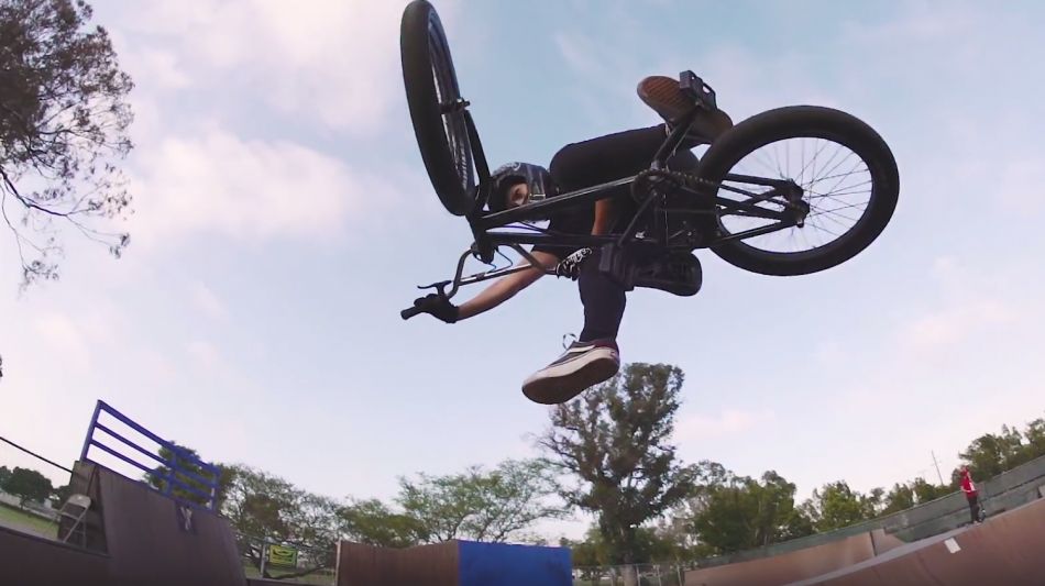 THROWING DOWN ON HOME SOIL - NIKKITA DUCARROZ MONGOOSE BICYCLES (BMX)