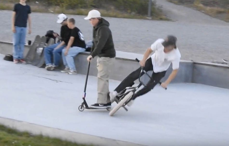 Falunski skatepark session by Chainless Brainless Bmx