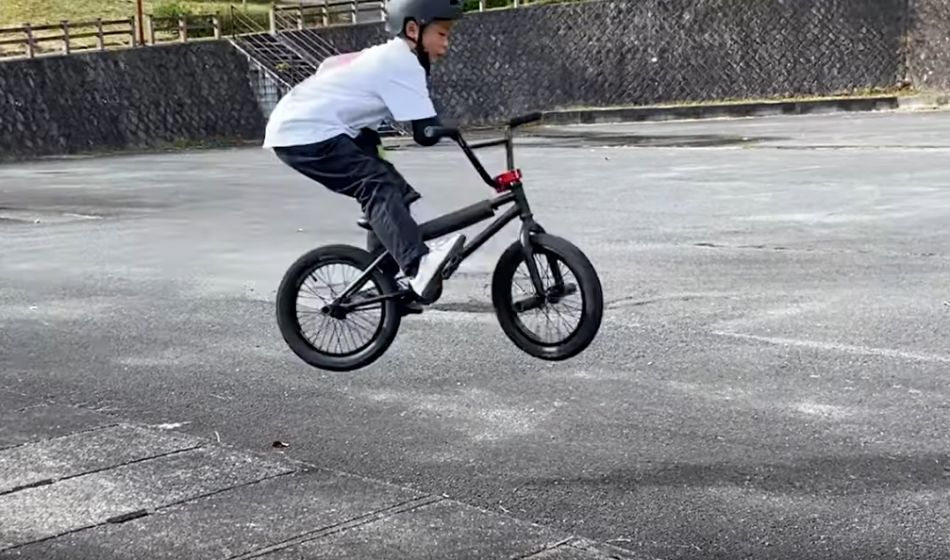FATBMX KIDS: 9 YEAR OLD BMX STREET SHREDDING - Wethepeople BMX
