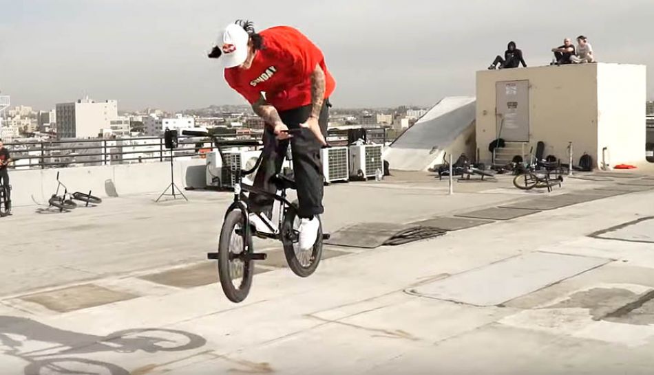 SKYSCRAPER GAME OF BIKE - BROC RAIFORD VS REED STARK - BMX