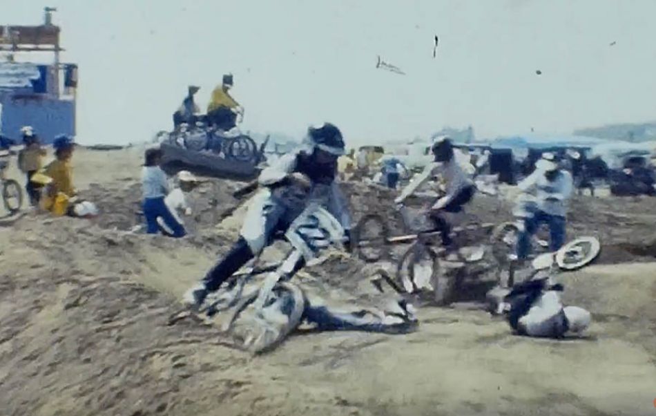 Vintage 1980&#039;s Dirt Bike BMX Race Competition Vintage 8mm Film Video Footage by G Cast