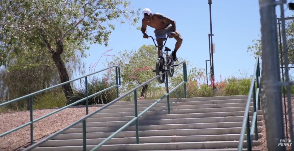 Abandoned Pool in the Desert (BMX) by Billy Perry