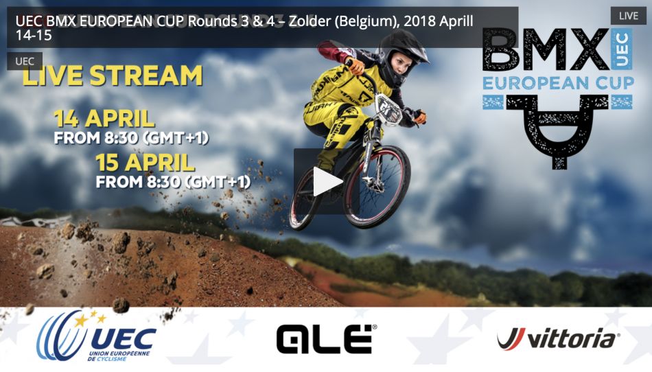 Live on FATBMX today: UEC Round 4, Zolder, Belgium