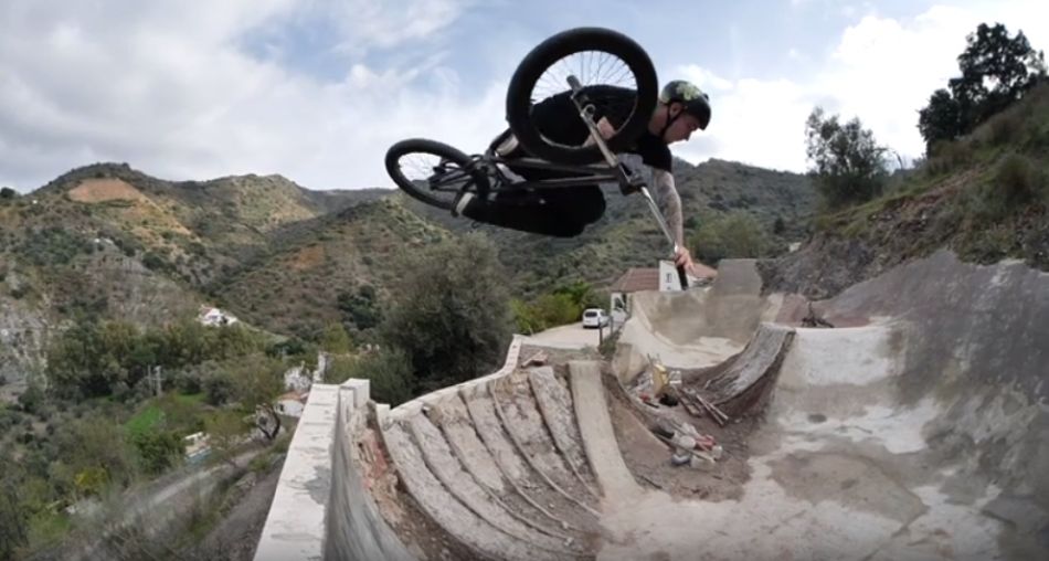 48 YEAR OLD BMXER MADE SKATEPARK IN THE MOUNTAINS! by OlaBMX