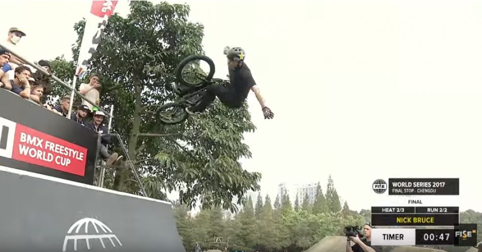 Nick Bruce: 1st Final UCI BMX Freestyle Park World Cup - FISE World Series Chengdu