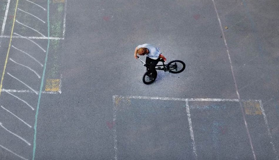 Lines by @ Gauthier Saint (BMX Flatland from above) by Jean-Francois Boulianne