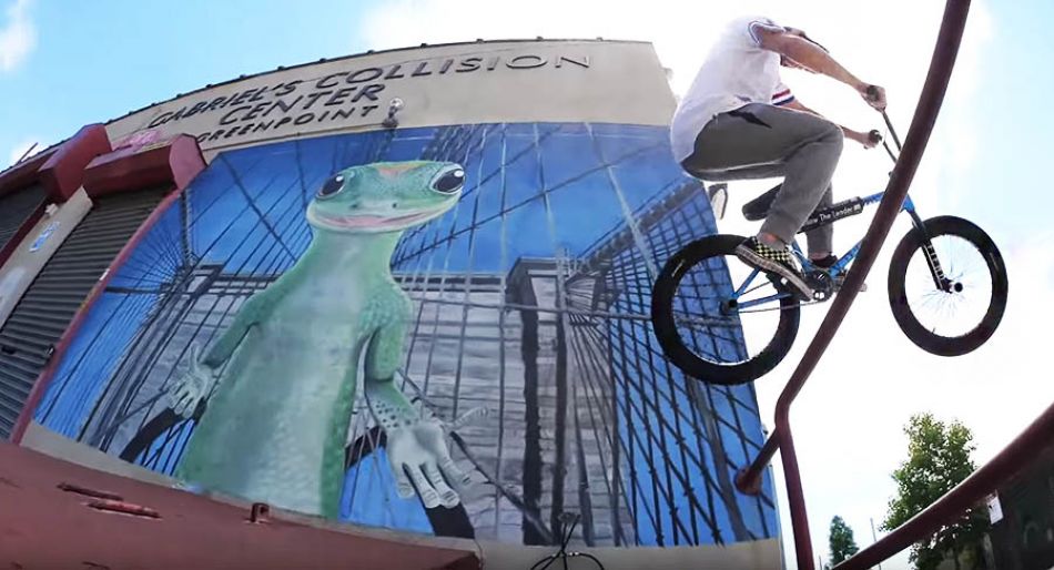 Riding BMX in Times Square (NYC)