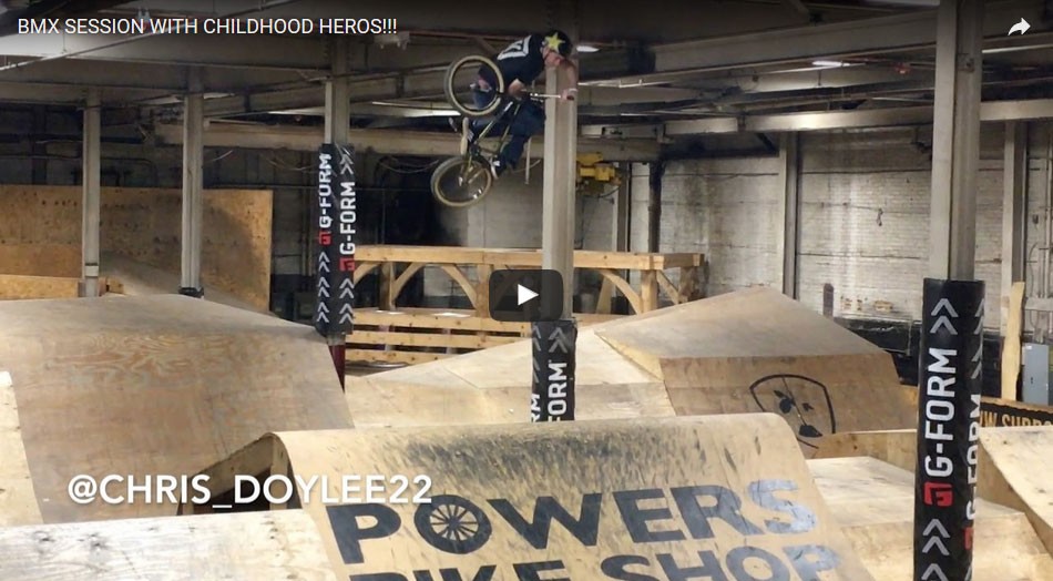 BMX SESSION WITH CHILDHOOD HEROS! by colinlikewhat