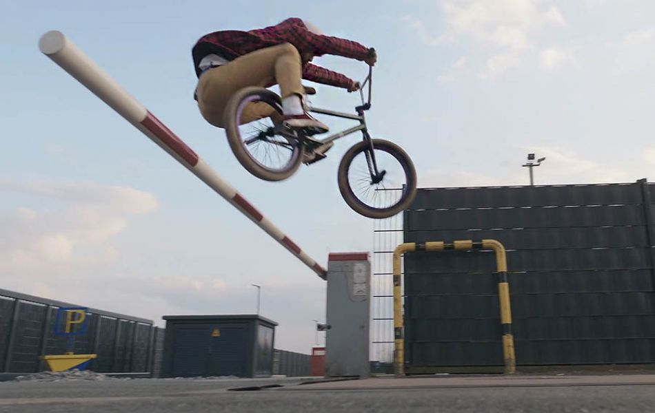 BMXer Paul Prell, filmed by Thomas Weber