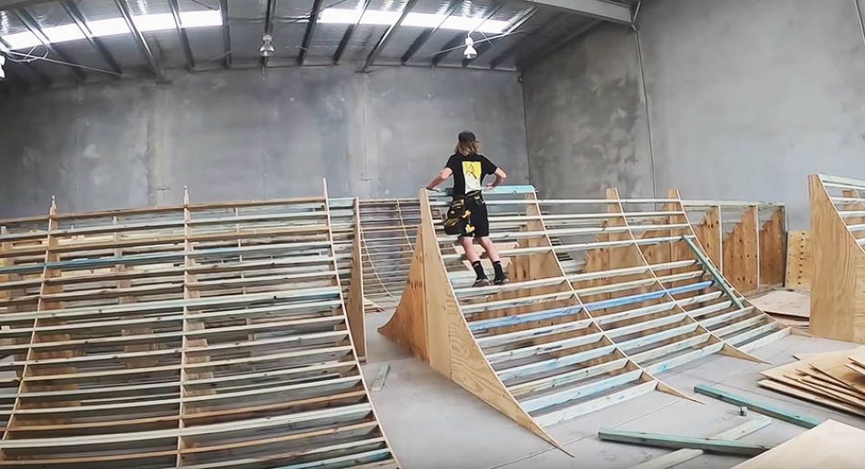 NEW INDOOR SKATEPARK! by Logan Martin