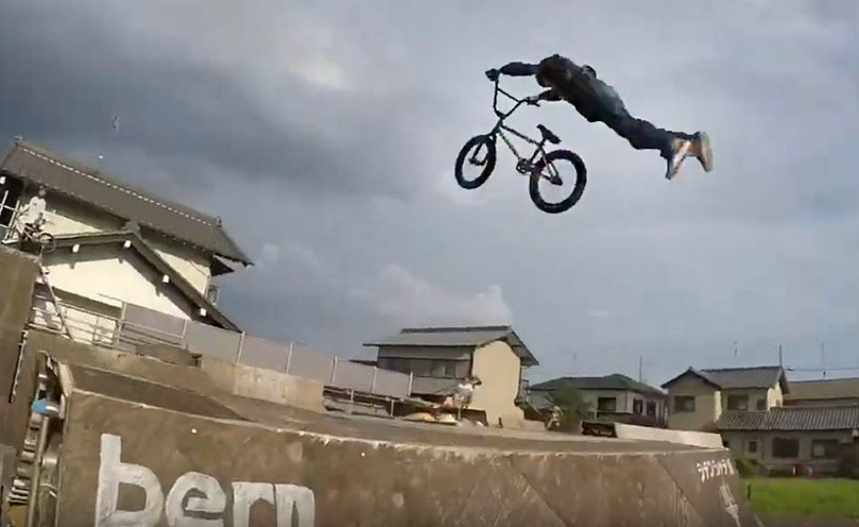 E-FISE Montpellier BMX FREESTYLE PARK Amateur Men&#039;s winner - Kaede Ozawa