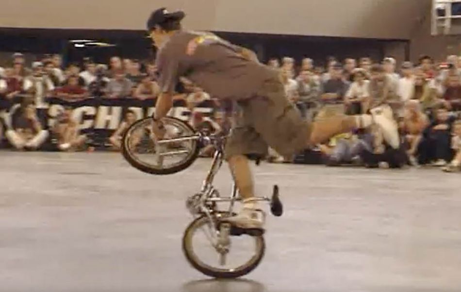 Matti Kuoppa - 3rd place flatland pro BMX Worlds Netherlands 1997 By Tone Stojko